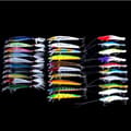 30-pack vieheet, vaappu, Minnow sekoitus, Crankbait Multicolor multifärg