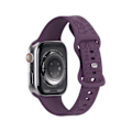 Pikkukuva 1 / 5: Sopii iwatchS9 876SE Apple Watch -rannekkeeseen, pieni ruusu silikoninen auringonkukka - tumman violetti Sunflower - dark purple 42/44/45/49mm