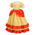 Pikkukuva 2 / 4: Daisy Prinsessamekko Tyttö Sarjakuvaelokuva Cosplay Puku Kesä Lasten Oranssi Juhla-asu 2-10 Vuotta Halloween Naamiaisasut Daisy Setit 07 Daisy Sets 07 5-6T Tag-130