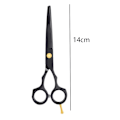 Miniatyrbilde 3 av 6: 5,5 tommers hårklippesaks, tynning/teksturerings saks for frisørsalong eller hjemmebruk Style-4 other-One Size