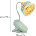 Pikkukuva 5 / 5: Kannettava Pieni Clip-on Tuuletin 360° Pyörivä Jäähdytystuuletin Pöytätuuletin Mini Pöytätuuletin USB-lataus Tuuletin Clip & Pöytätuuletin Toimistoon Makuuhuoneeseen