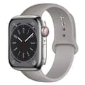 Silikonearmbånd Holdbart Apple Watch 38mm/40mm/41mm Grå Grå m