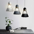 Miniatyrbillede 5 af 5: E27 Industriel Vintage Metal Badminton Pendellampe Retro Loftlampe Vintage Loftlampe Pendellampe Antik Lampe Pen