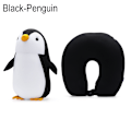 Miniatyrbilde 1 av 10: Plushy U-formet reisepute SVART PENGUIN Black Penguin