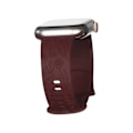 Pikkukuva 1 / 5: Sopii iwatchS9 876SE Apple Watch -rannekkeeseen, pieni ruusu silikoninen Rose - viininpunainen Rose - wine red 42/44/45/49mm