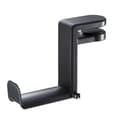 Desktop Clamp Headphone Stand 360° Rotating Headset Holder Black Black