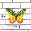 Pikkukuva 1 / 10: Tervetuloa-kyltti koriste simulointi metalli auringonkukka perhonen seinätaide riippuva piha-aita koristelu kotiin ulos Green Butterfly