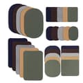 Iron-on repair patches 30 pcs in 5 different colors