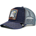 Miniatyrbilde 1 av 4: Rea: Dyrehatt med solbeskyttelse, netting, brodert truckerhatt EAGLE HEAD