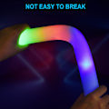 Miniatyrbilde 8 av 11: 50 stk fargerike LED-skumlysende pinner Fargeskiftende lysstav for konsertklubber 50pcs