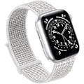 Miniatyrbild 1 av 5: Kompatibelt Apple Watch-armband, sportband i nylon för kvinnor och män, för iWatch Series Ultra 8 7 6 5 4 3 2 1 SE (38/40/41mm, Reflector White)