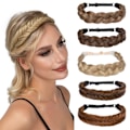 Pikkukuva 1 / 9: 1 kpl Synteettiset Hiuspunokset Säädettävllä Vyöllä Punottu Bohemian Tyyli Naisten Hiustyyli 22 613 22 613 fishbone braid