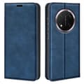 För Honor Magic7 Lite 5G/ X9c 5G Fodral Lädertextur Plånboksfodral - Perfekt Blå_MGF Blue