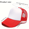 Pikkukuva 2 / 4: 10 kpl Sublimointi Mesh Baseballlippis - Unisex Trucker-lippis Miehille ja Naisille - Kevyt ja Hengittävä