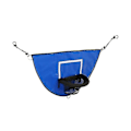 Miniatyrbild 5 av 5: Basketbollkorg för studsmatta med mini-basketboll. Lättinstallerad basketkorg för studsmatta för garanterade dunkar.
