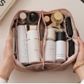 Miniatyrbillede 5 af 7: Makeup Taske/Organisator - Rejsevenlig Bærbar Makeup Opbevaringstaske Mocha Brown