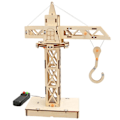Miniatyrbilde 4 av 5: Fjernstyrt Tårnkran DIY Modell Vitenskapseksperiment