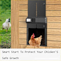 Miniatyrbild 4 av 4: Automatic Chicken Coop Door Kit, Timer Chicken Coop Door, Battery Powered Automatic Chicken Coop Door with Timer and Light Sensor