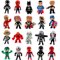 Miniatyrbild 1 av 4: 20 st Action Sets för Pojkar Mini Superhjältar Figurer Prydnader Leksaker Små Superhjälte Figurer Födelsedagstårta Dekoration Topper Tillbehör Db