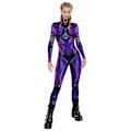 Miniatyrbillede 2 af 3: Kvinder Robot Punk Skelet Cyberpunk Steampunk Sexet Slim Jumpsuit Catsuit Cosplay Kostumer Zentai Bodysuit Fancy Dress Halloween C C M
