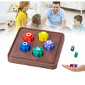Miniatyrbild 1 av 8: Koreanskt Traditionellt Gonggi Spel – Stenfångst Spelset - Gonggi Sten Kastspelet Inspirerat av Squid Game 2 (5 st + Bas) Square