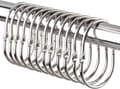 Curtain Rings / Shower Curtain Rings 12-pack Silver Silver 118