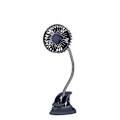 Miniatyrbild 1 av 5: Clip Fan USB Tyst Bärbar Liten Fläkt Skrivbord Mini Liten Fläkt