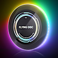 Miniatyrbild 1 av 5: Laddningsbar LED Frisbee - 16 miljoner färger RGB - Smarta lägen - Automatisk tändning - Rolig present till jul, födelsedag och camping blue