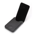 Functional Business Card Holder, Card Holder Case with Magnetic Closure Black Black