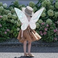 Miniatyrbild 7 av 7: Butterfly Wings for Kids / Wings - Choose color White Vit