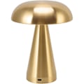 Miniatyrbillede 2 af 5: Svampeformet bordlampe i moderne minimalistisk industriel stil, 3 farver, dæmpbar, genopladelig, innovativ touch-lampe i guld