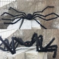 Pikkukuva 8 / 8: 30/50cm/75cm Suuri Musta Pehmolelu Hämähäkki Halloween-juhlan Koristeet 30cm