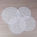 Miniatyrbillede 5 af 5: Runde non-stick silikone mesh bageforinger dampkoger D White A:28cm