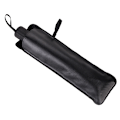 Miniatyrbillede 5 af 8: Sort PU Læder Paraply Cover Case Bærbar vandtæt paraply 1PCS