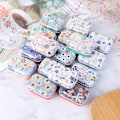 Pikkukuva 5 / 5: Mini kukka- case kolikkorasia korujen säilytyskotelo, pelti Multicolor one size