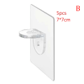 Miniatyrbilde 1 av 5: 5 stk. stansefri garderobe lagdelt skillevegg spikerfri lim L 7*7cm