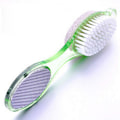 Pikkukuva 1 / 5: 2kpl upouusi 4in1 jalka hohkakiveä Dead Skin Remover Brush P White 2Pcs