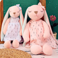 Pikkukuva 3 / 5: e Sarjakuva Long Ears Doll Sleeping Mate täytetyt pehmolelut Pink 35cm