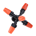 Pikkukuva 3 / 5: 4 kpl puutarhasadettimia Automaattinen nurmikon kastelu 360° Rotating Sp Red 4pcs