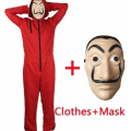 Pikkukuva 5 / 8: Unisex Salvador Dali La Casa De Papel Money Heist Cosplay H Red M