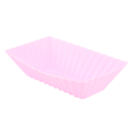 Miniatyrbillede 1 af 5: 6 Stk Silikone Genanvendelig Kageform Gelé Bageform Cupcake Mak pink one size