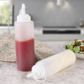 Miniatyrbilde 1 av 5: 4 STK Squirt Condiment Flasker Salat Saus Dispenser Ketchup Cr White one size