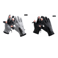 Miniatyrbilde 7 av 8: Vinterfiskehansker 2 Finger Flip Vanntett vindtett Cyclin Gray M