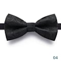 Miniatyrbillede 1 af 8: Mode Mænd Butterfly Party Bryllupssløjfe Black Bowknot Bowti 04 one size