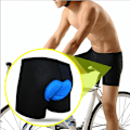 Miniatyrbild 2 av 8: 3D vadderade underkläder för män, cykelshorts, cykelväg Mountain B Orange XL