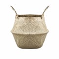 Pikkukuva 1 / 5: Basket Rattan taittuva pajukahva Pyöreä Natural Sea Grass St Natural color onesize