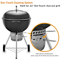 Miniatyrbild 5 av 8: One-Touch Rengöringssystem Kit Design för Weber Kettle Grill L
