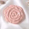 Rose Flower Fold Makeup Mirror Lätt att bära sminkspegel för kvinnor Light pink B