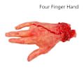 Miniatyrbilde 6 av 8: Avskårne Hender Halloween Zombie Hånd Avskåret Arm Rekvisitter Broken B A3