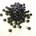 Miniatyrbillede 1 af 8: 50 stk/sæt 8 mm klar terning Farverig krystal firkantet hjørne Transpa Grey 50pcs
